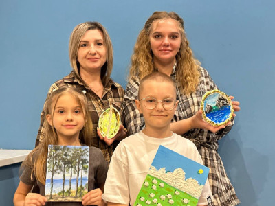 Рубрика «Семейные встречи» г. Бузулук. Мастер- класс по рисованию «Творческая палитра»