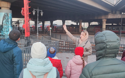 Рубрика «Семейные встречи». Путешествие в прошлое и будущее: Челябинские семьи побывали в сердце истории ЮУЖД.