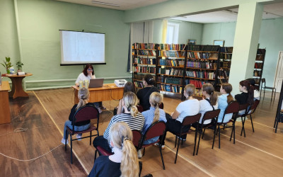 Встреча с книгами и загадками, посвященная Международному дню библиотек.