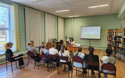 Встреча с книгами и загадками, посвященная Международному дню библиотек.