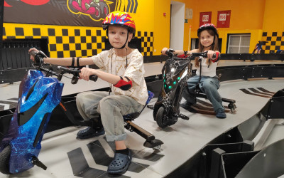 Развлекательный марафон семейных осенних каникул в г. Бузулук. Картинг.