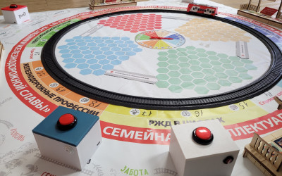 Вперёд к новым знаниям! На Свердловской железной дороге прошло подготовительное занятие к участию в семейных интеллектуальных играх.