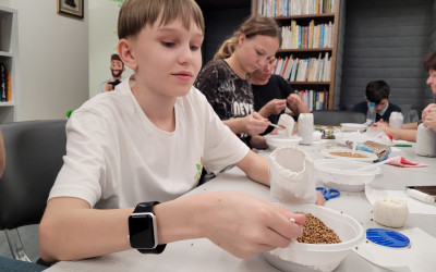 Славянская кукла-оберег из гречневой крупы "Крупеничка" своими руками в Свердловском семейном клубе