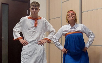 Разминка в народном стиле