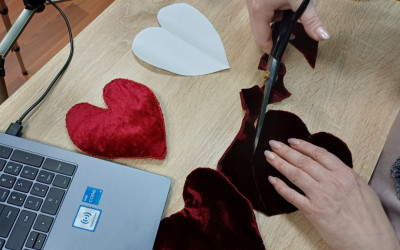  «Мастер-класс по изготовлению сердца-антистресс»