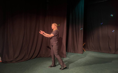  Дорожном семейном клубе «Горьковский» прошел мастер-класс по актерскому мастерству