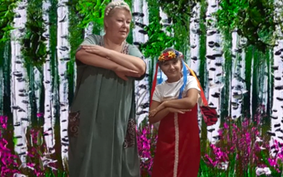 Разминка в народном стиле