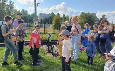 "День детей железнодорожников" прошёл на Малой Октябрьской детской железной дороге.